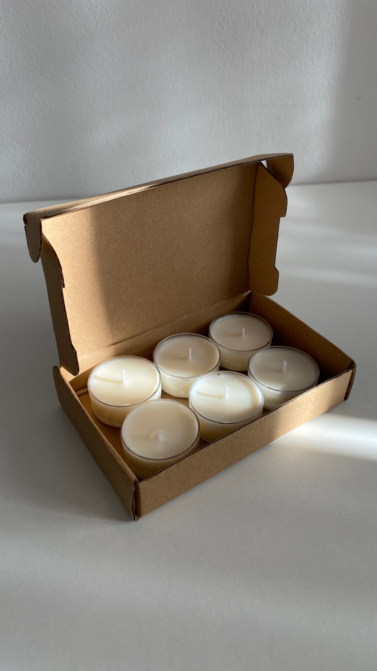 Velas de te (caja de 6)