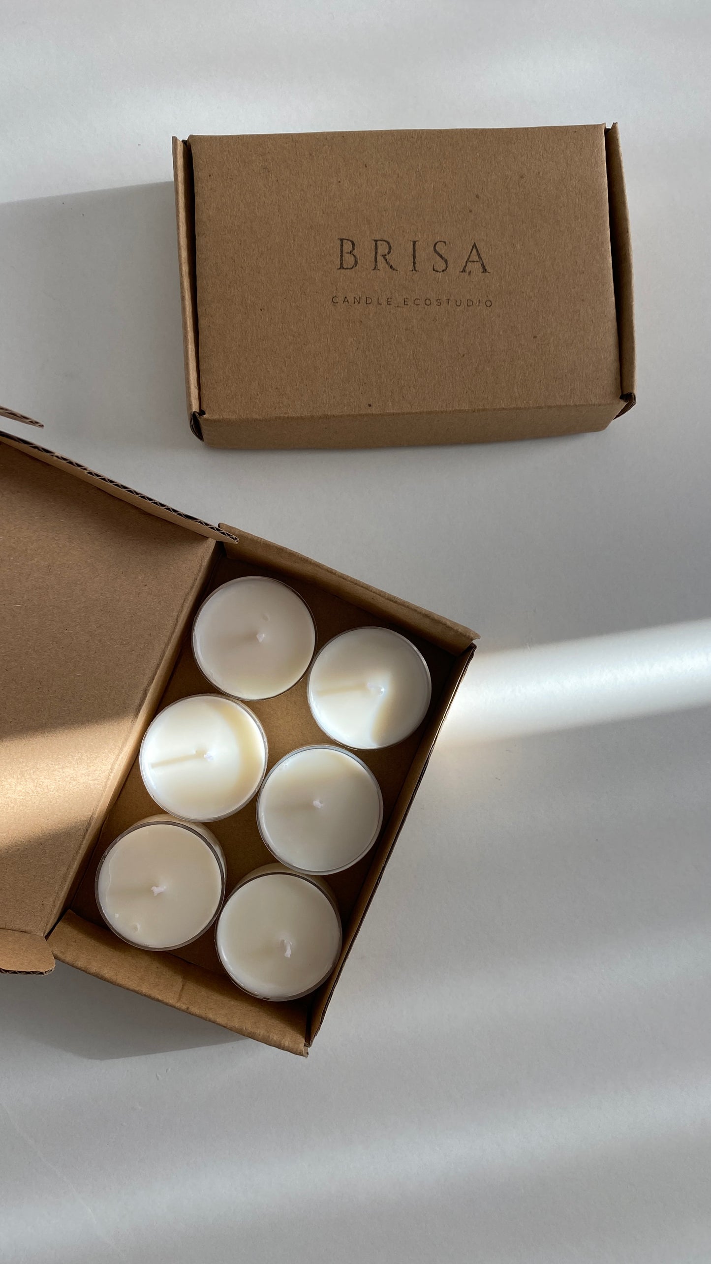 Velas de te (caja de 6)