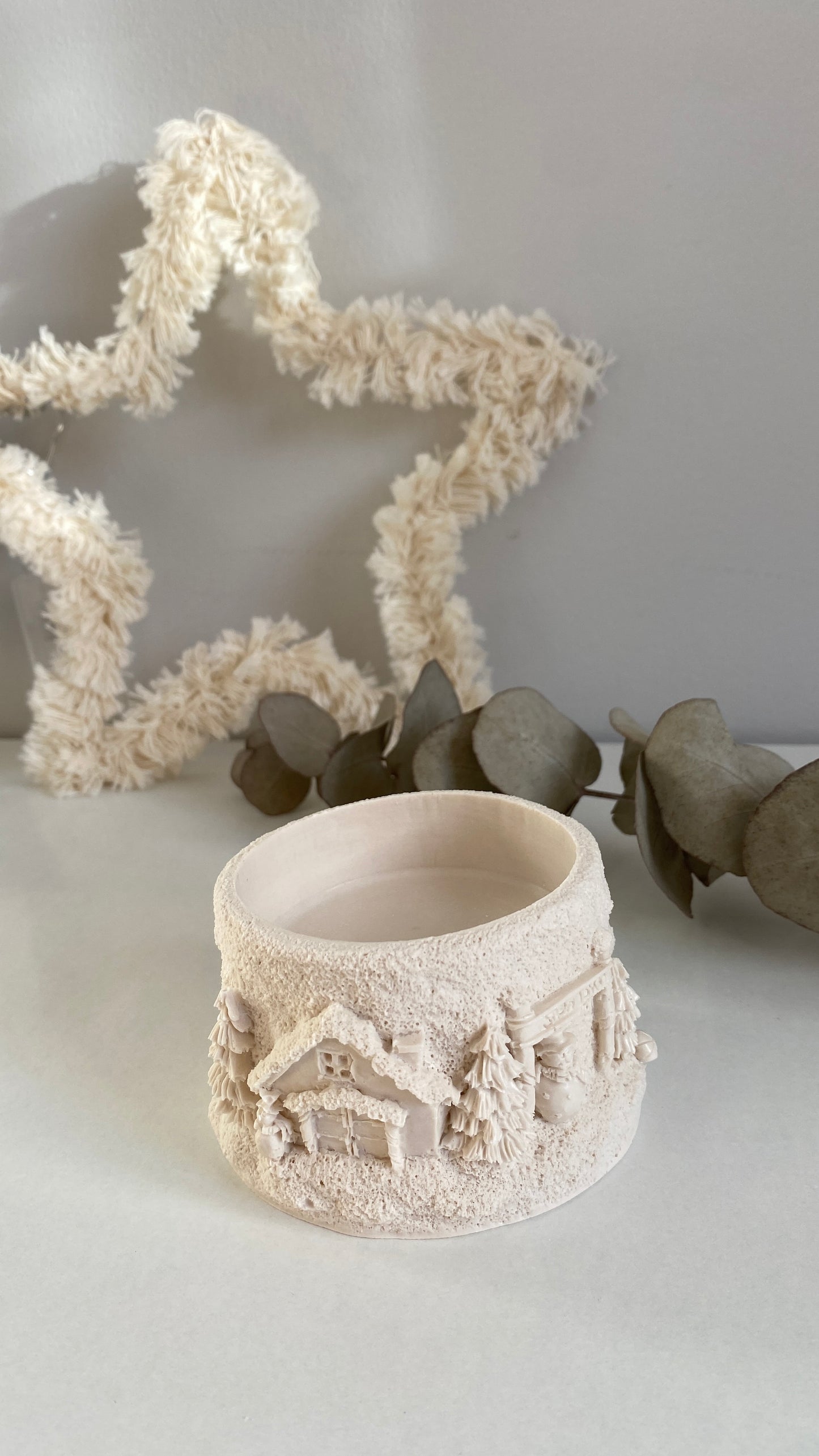 Candelabro Snow Town