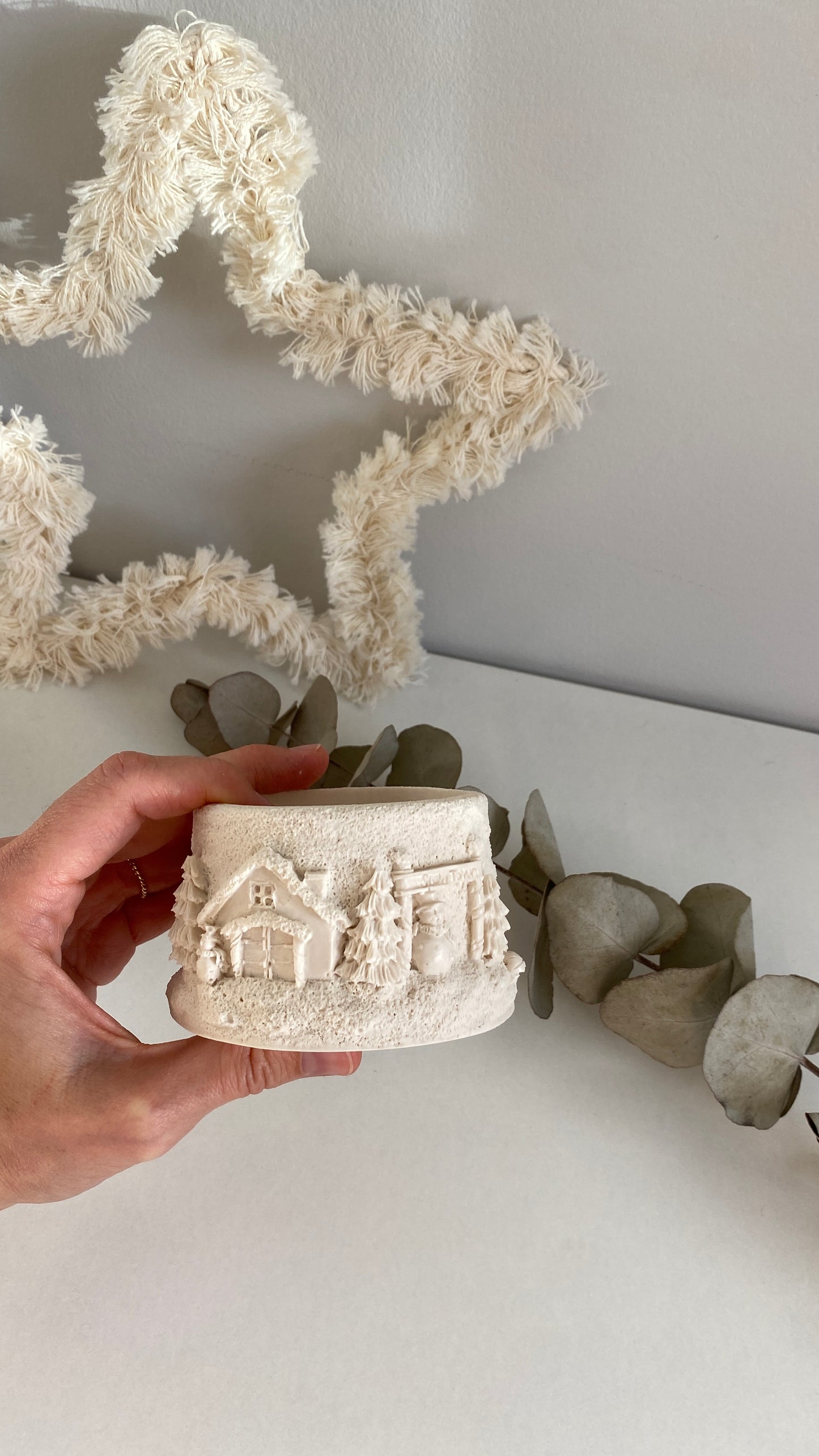 Candelabro Snow Town