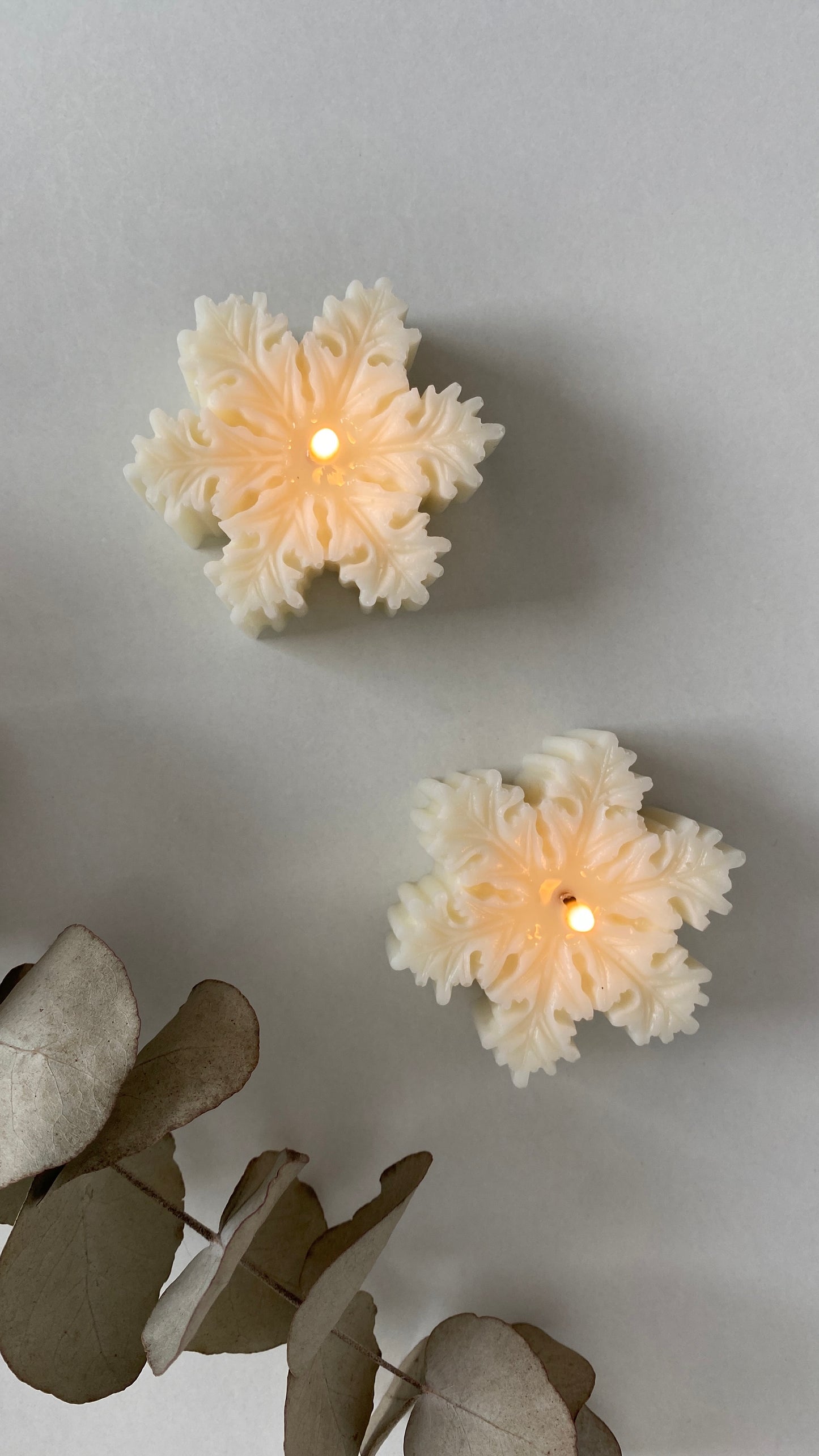 Copos de nieve (pack de 2 unidades)